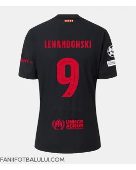 Barcelona Robert Lewandowski #9 Tricou Fotbal Replică 2024-25 Barbati Deplasare